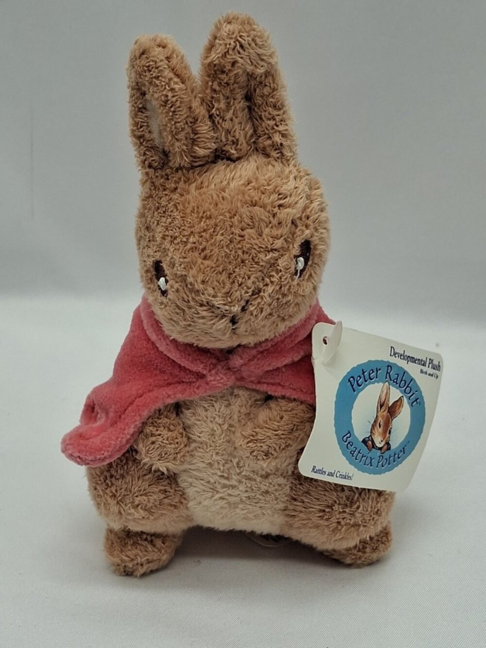 NEW The World Of Beatrix Potter Mopsy Rabbit Plush Baby Rattle Vintage 2001